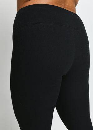 Curve Extreme Fleece Lined Leggings - Black