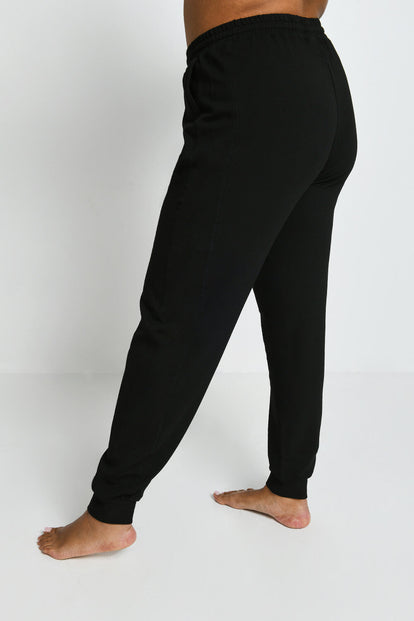 Curve Luxe Lounge Jogger - Black