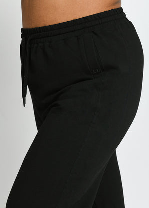 Curve Luxe Lounge Jogger - Black