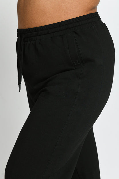 Curve Luxe Lounge Jogger - Black