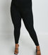 Curve Suede Look Leggings - Black