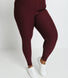 Curve Winter Everyday High Waisted Leggings - Burgundy