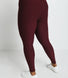 Curve Winter Everyday High Waisted Leggings - Burgundy