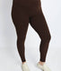 Curve Everyday High Waisted Leggings - Chocolate Brown