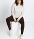 Curve Everyday High Waisted Leggings - Chocolate Brown