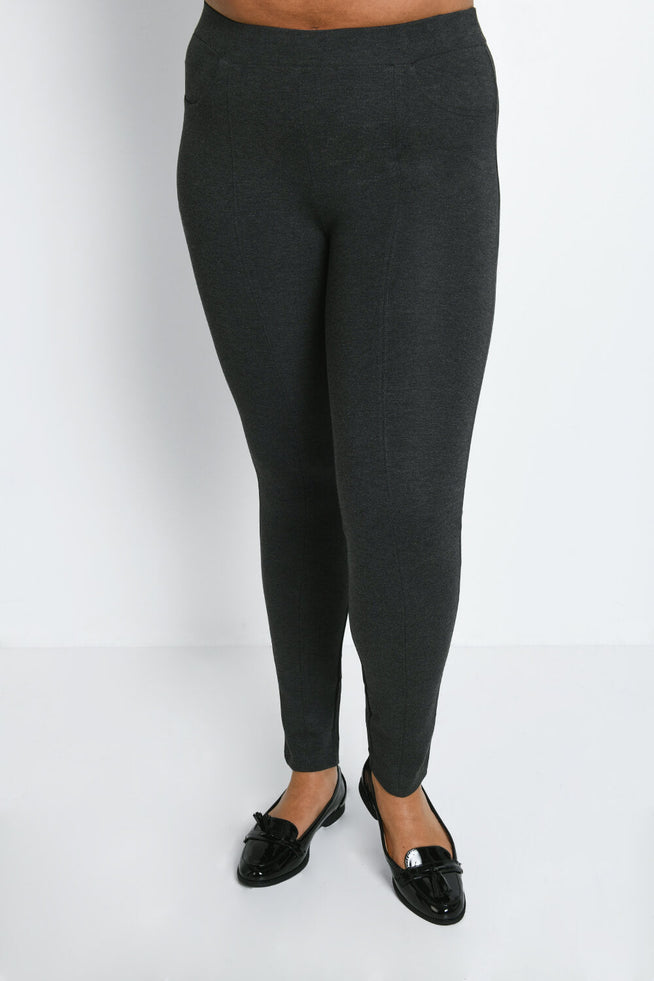 Curve Treggings - Grey Marl