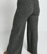 Knit Wide Leg Lounge Trousers - Grey