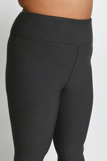 Curve Winter Everyday High Waisted Leggings - Dark Grey