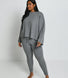 Curve Cable Knit Jumper - Grey