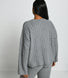 Curve Cable Knit Jumper - Grey