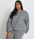 Curve Cable Knit Jumper - Grey