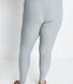 Curve Luxe High Waisted Loungewear Leggings - Light Grey Marl