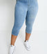 Curve Cropped Jeggings - Light Blue