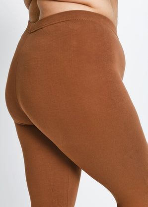 Curve Everyday Leggings - Mocha Brown