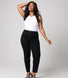 Curve Slim Fit Mom Jeans - Black