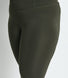 Curve Focus High Waisted Sports Leggings - Olive Green
