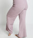 Knit Wide Leg Lounge Trousers - Pink