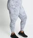 Curve Revitalise 7/8 High Waisted Leggings - Sky Grey Tie Dye