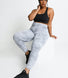 Curve Revitalise 7/8 High Waisted Leggings - Sky Grey Tie Dye