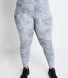 Curve Revitalise High Waisted Leggings - Sky Grey Tie Dye