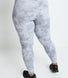 Curve Revitalise High Waisted Leggings - Sky Grey Tie Dye