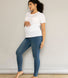 Ankle Grazer Maternity Jeggings - Mid Blue