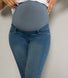 Ankle Grazer Maternity Jeggings - Mid Blue