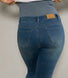 Ankle Grazer Maternity Jeggings - Mid Blue