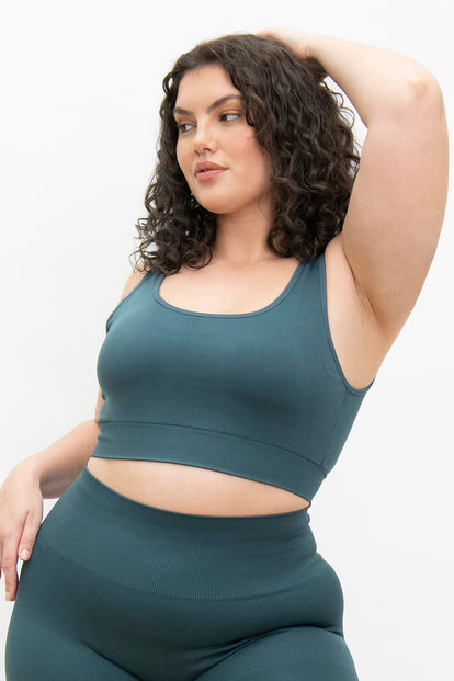 Curve Ultimate Seamless Bralette - Teal Blue