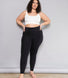 Curve Lightweight Everyday High Waisted Leggings - Black