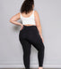 Curve Lightweight Everyday High Waisted Leggings - Black