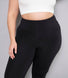 Curve Lightweight Everyday High Waisted Leggings - Black