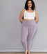 Curve Lightweight Everyday High Waisted Leggings - Mauve