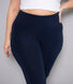 Curve Lightweight Everyday High Waisted Leggings - Navy