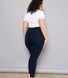 Curve Lightweight Everyday High Waisted Leggings - Navy