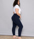 Curve Lightweight Everyday High Waisted Leggings - Navy