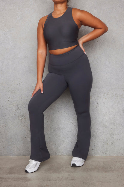 Empower Flare Leggings - Graphite