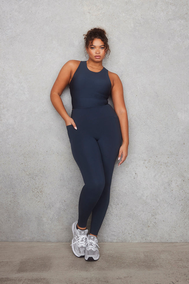 Curve Empower Leggings - Vintage Navy