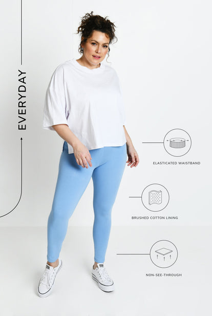 Everyday Leggings - Powder Blue