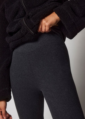 Extreme Fleece Lined Leggings - Dark Grey Marl