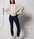 Winter Everyday High Waisted Leggings - Navy
