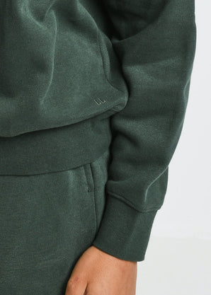 Everyday Comfy Sweatshirt - Forest Green