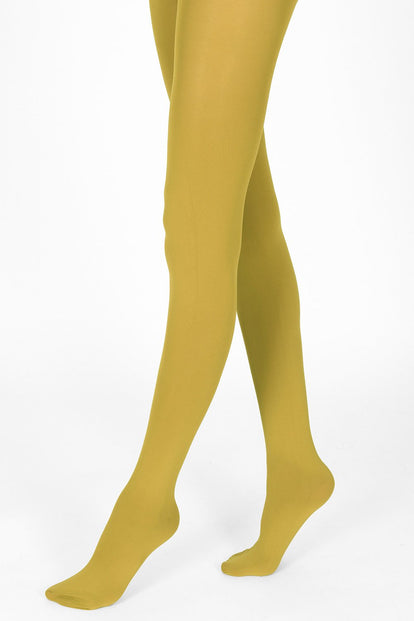 100 Denier Tights - Mustard