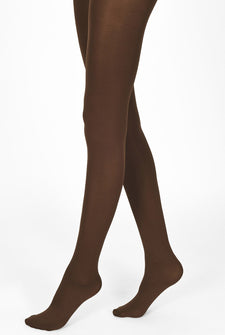 100 Denier Tights - Dark Brown