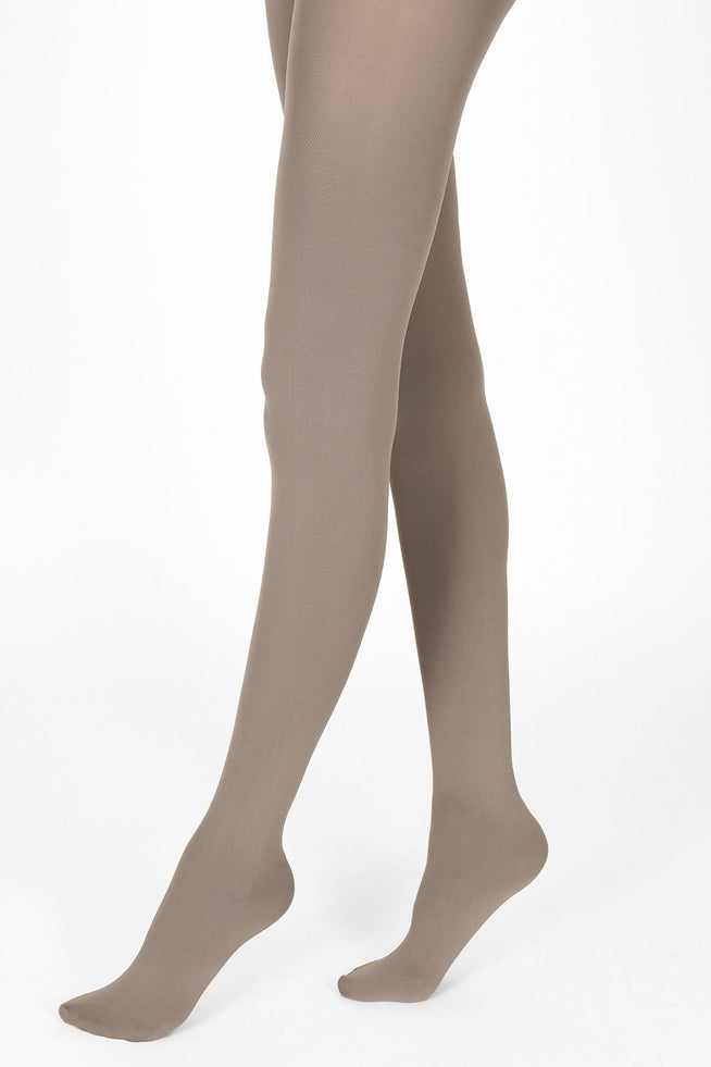 100 Denier Tights - Stone Grey