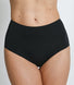 High Rise Seamless Full Briefs 3 Pack - Black