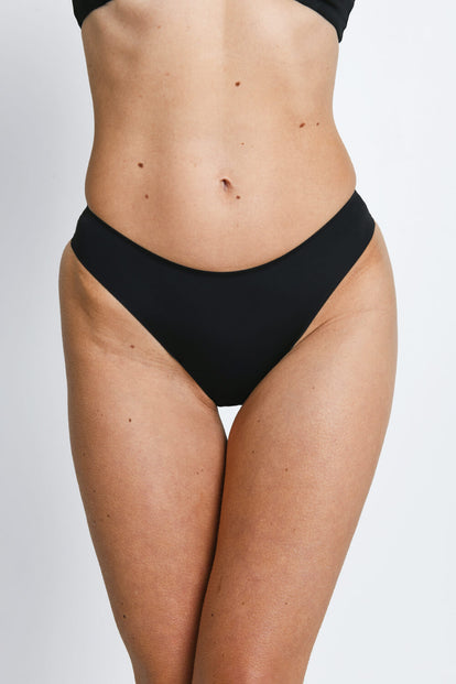 Seamless High Leg Knickers 3 Pack - Black