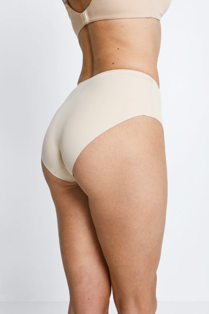 Seamless Midi Knickers 3 Pack - Beige