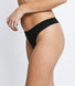 Cotton Thongs 3 Pack - Black