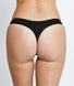 Cotton Thongs 3 Pack - Black